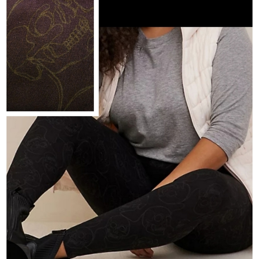 🆕️☠️SKULL COMFORT WAIST PREMIUM LEGGING WITH *POCKETS* - FULL LENGTH☠️